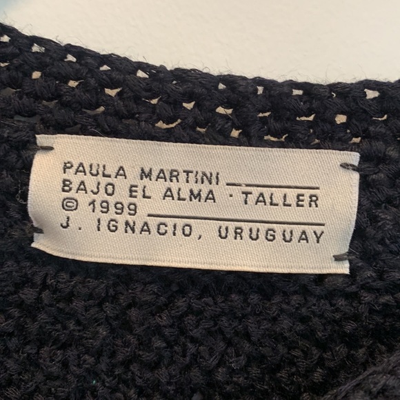 Exquisite black sweater with frills - Picture 7 of 7